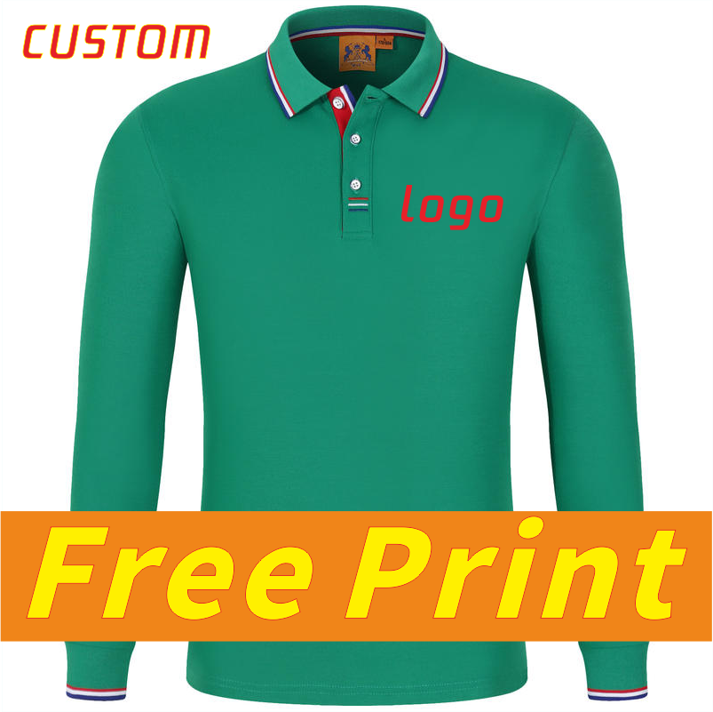 Polo Shirt Pique - Autumn Long Sleevd POLO Shirt Customized