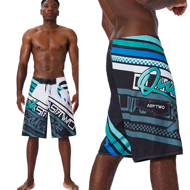 Trunks Board Surf - Bermuda Brand Beach Shorts Summer Quick
