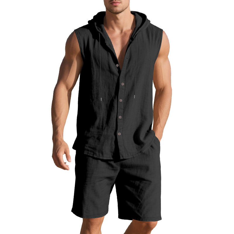 Men's Summer Casual Loose Line - Linen Shirt Breathable 评论和价格