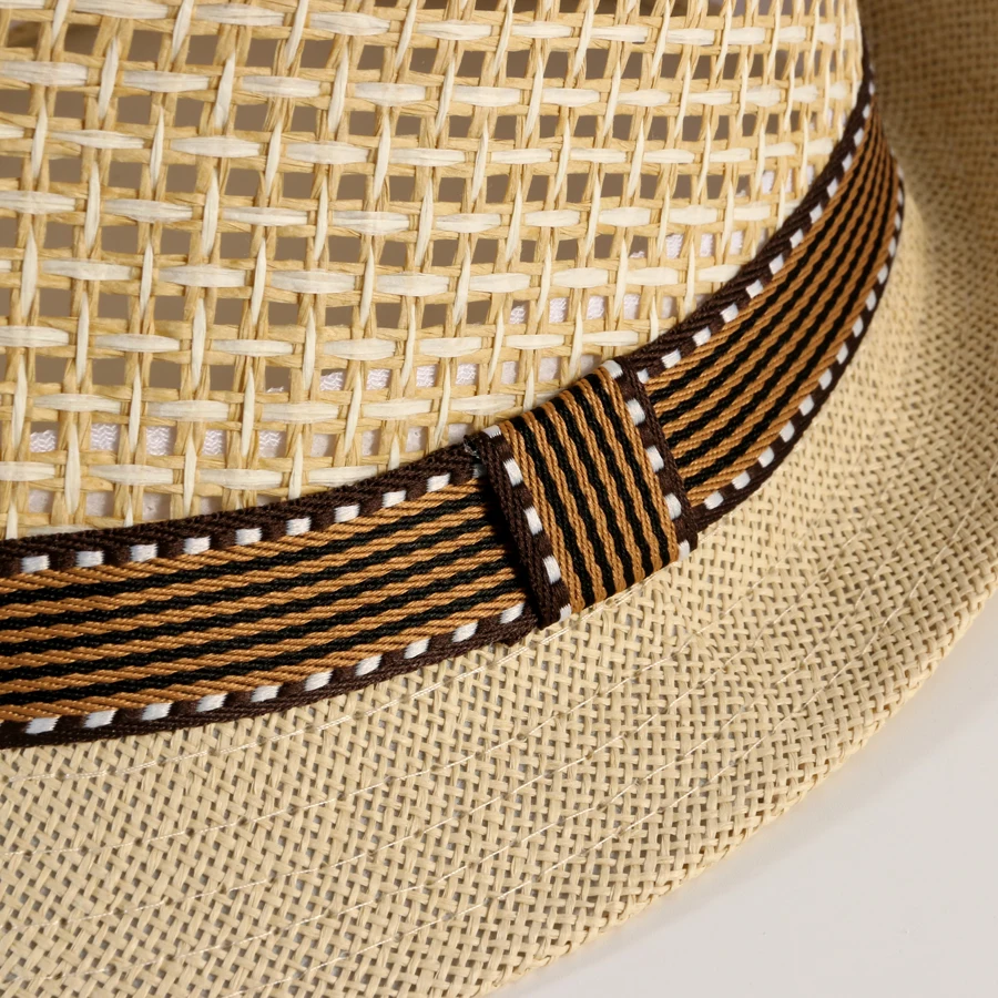 Straw Hats Fedora Hat Panama C - Bucket Hat Straw 评论和价格