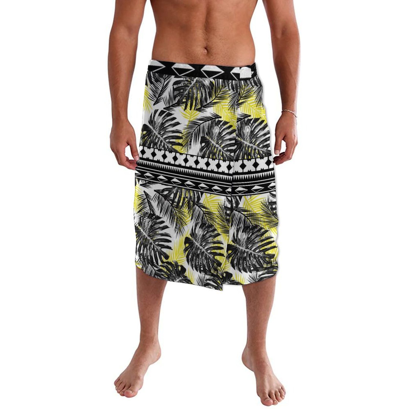 Hot Hawaiian Ethnic Style Men' - Sarong Men Wrap 评论和价格