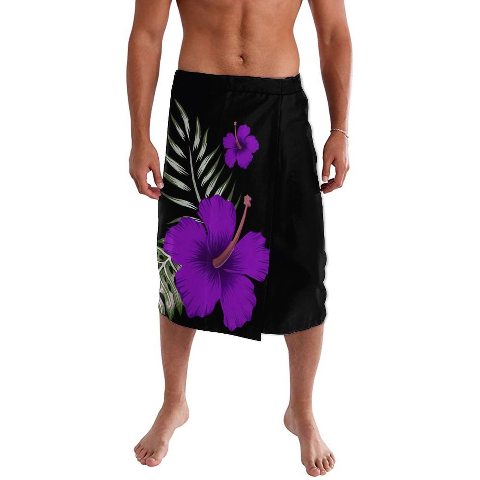 Hot Hawaiian Ethnic Style Men' - Sarong Men Wrap 评论和价格