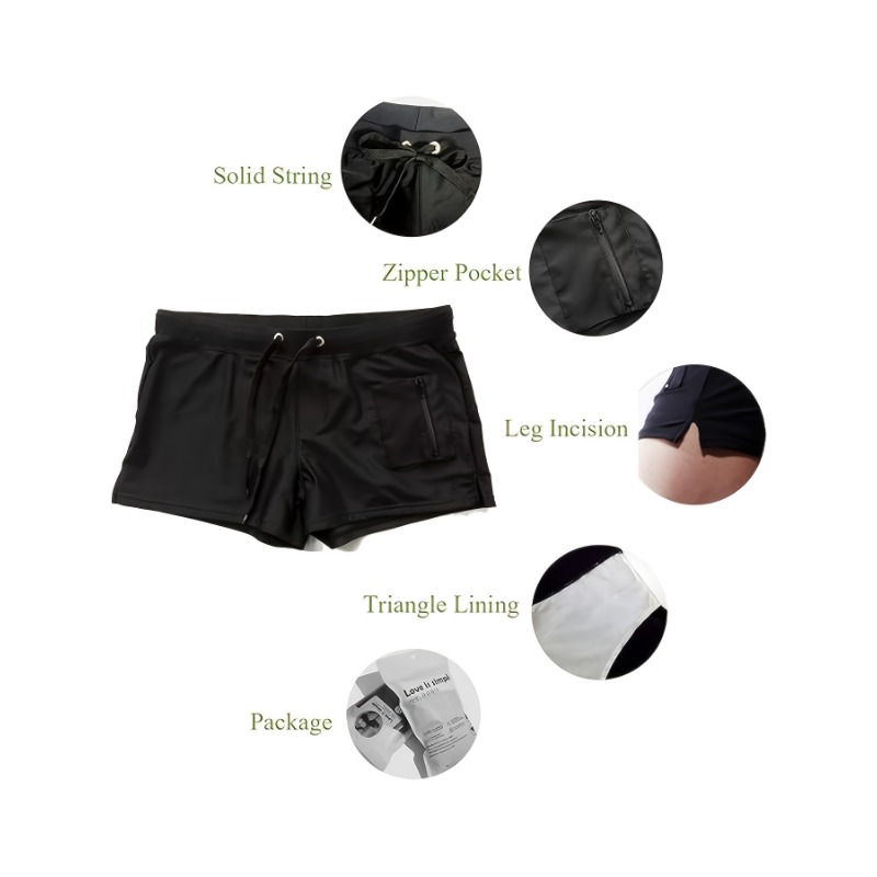 Stretchy Nylon & Elastane Men' - Swim Trunk Quick Dry 评论和价格
