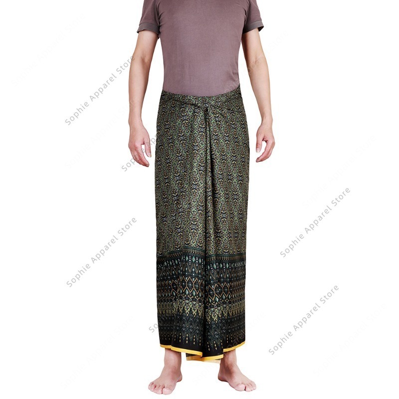 Batik Sarong Skirt for Beach W - Sarong Men Wrap 评论和价格